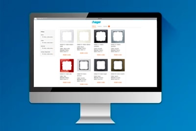 configurador mecanismos  series Hager